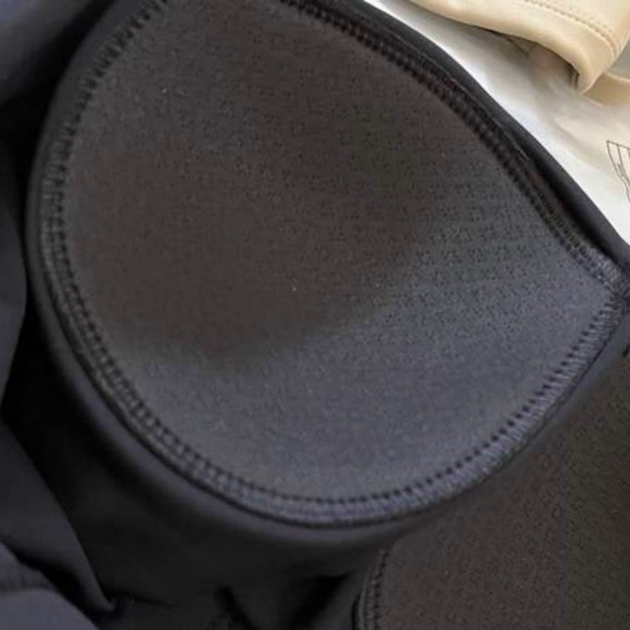 Low Cut Back Cami Cropped Top Padded Bralette Bra Black - Picture 12 of 16